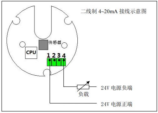 膠水流量計(jì)二線制接線圖